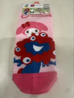 【新品】大阪万博ミャクミャクサンリオマイメロ靴下