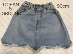 OCEAN & GROUND デニムスカート 90cm
