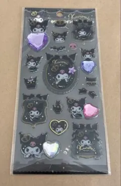 サンリオ　キラキララインストーンシール　クロミ