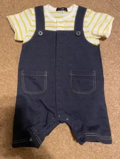 ships kids オーバーオール風ロンパース　70cm