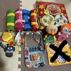 アンパンマン　グッズ　セット　ハンカチ　カバン　車用　カバー　など