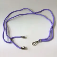 スマホショルダー 斜めがけ首掛け 携帯ストラップ パープル
