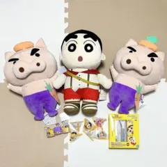 クレヨンしんちゃん　ぬいぐるみ　フィギュア　カトラリー　キーホルダー　13点