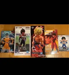 ドラゴンボール 一番くじ ベジータ　超サイヤ人孫悟空ブルマ、悟飯他5体セット