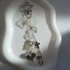 ハンドメイド チャーム 星 リボン ハート 十字架