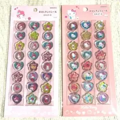 【正規品】おはじきふうシール サンリオ マイメロディー　キティー