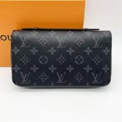 未使用に近い】ルイヴィトン ジッピーXL モノグラム・エクリプス IC