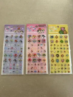 【国内正規品】【レア】おまけシール付き✴︎パワパフたまごっちタイルシール3枚セット