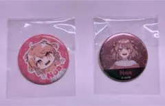 カラフルピーチ のあ 缶バッジ 2個セット