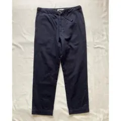 LIVING CONCEPT コットンウールワークパンツ ネイビー リビコン