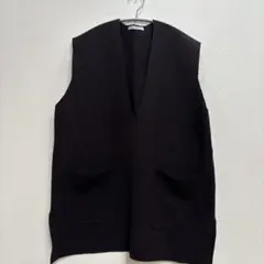 BEAUTY&YOUTH ブラウンニットベスト Vネック