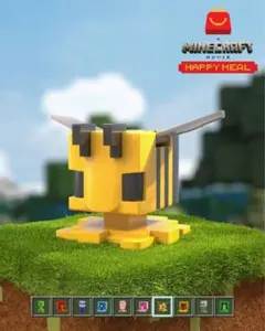 マインクラフト マクドナルド マック ハッピーセット マイクラ　海外　BEE 蜂
