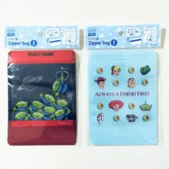 【正規品】セリア　トイ・ストーリー　ジッパーバッグ　2袋