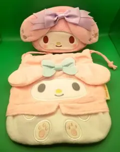 サンリオ マイメロディ・ポーチ+巾着のセット