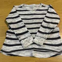 next 長袖カットソー 100 白✖️ネイビー　ボーダー