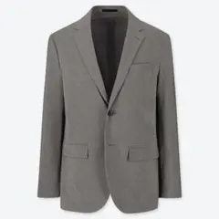 UNIQLO 感動ジャケット グレー L スリムフィット ユニクロ