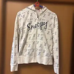 ユニクロ　スヌーピー プリント パーカー Sサイズ