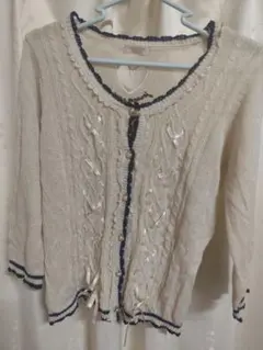 axes femme POETIQUE マリン風 サマーカーディガンのサムネイル