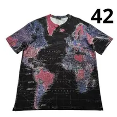 LAD MUSICIAN ラッドミュージシャン 世界地図 総柄 Tシャツ 42 - メルカリ