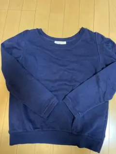 LOWRYS FARMネイビー長袖トレーナーLサイズのサムネイル
