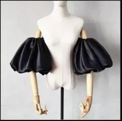 【新品未使用】取り外し袖 付け袖 パフスリーブ 二の腕カバー 結婚式 前撮り