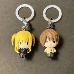 美品 デスノート 夜神 月 弥 海砂 めじるしアクセサリー 2種セット