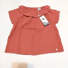 新品未使用　タグ付き　プチバトー　ガーゼブラウス　トップス　110 5ans