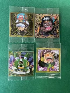 【未開封】ワンピース 大海賊シールウエハース 4枚セット