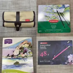 初心者向セット】DERWENT・Superior水彩色鉛筆・デッサン・スケッチ
