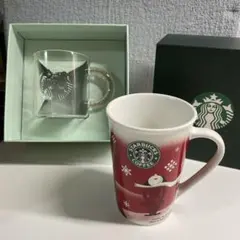 スターバックス クリスマス マグカップ＋耐熱グラス 355ml ギフトボックス付