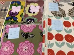コットン生地セット はぎれ さまざまなデザイン 5枚セット
