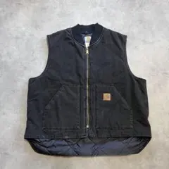 carhartt USA製 XL ダックベスト DKB カーハート90s 00s 80's~90's Carhartt Duck Vest SIZE XL USA製 80年代 90年代