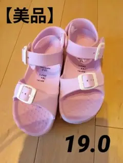 【美品】après les cours バックルサンダル 19.0 ピンク