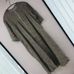 半袖ロングワンピース　Y447