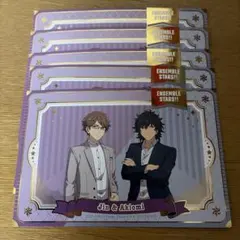 あんスタ GIGO 特典 箔押しポストカード 椚章臣 佐賀美陣　5枚