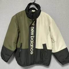 New Balance 中綿ダウンジャケットブルゾン　刺繍ロゴ