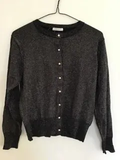 Ti chichi ボタン付きカーディガン ブラック