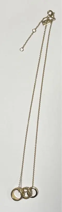 COACH シグネチャー ロンデル ネックレス ゴールド