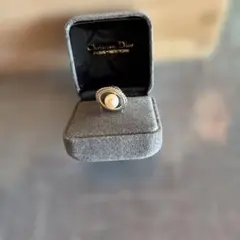 Christian Dior シルバータイタックパール付き