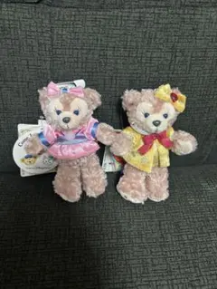 タグ付きディズニーシー　シェリーメイ　ぬいぐるみバッジ セット
