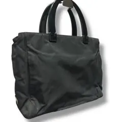 プラダ PRADA tote bag 三角プレート ブラック biack 3室