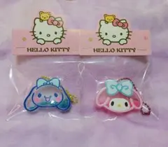 サンリオ♡アクリルキーホルダー 水キラキラ入り2個セット