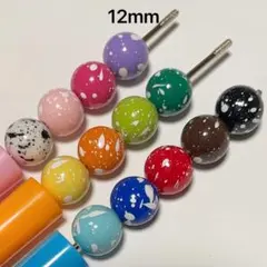 ペイント風ビーズ ビーズボールペン カスタムボールペン