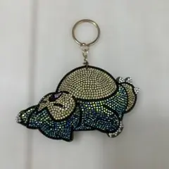 ポケモン カビゴン ラインストーン キーホルダー