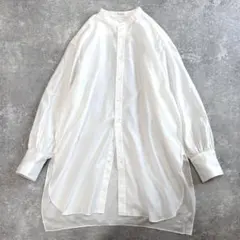 トゥモローランド マカフィー　コットンモールスキン　チュニックシャツ　ブラウス