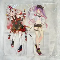 ホロライブ 百鬼あやめ 常闇トワ アクリルスタンド 3D