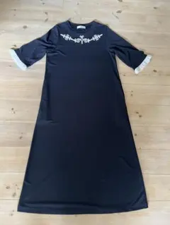 machiko jinto londonワンピース 美品】machiko jinto London 神戸真知子 ジントマチコ ロング シャツ