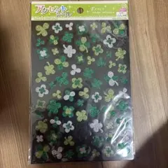 ラメ入りクローバーシールセット