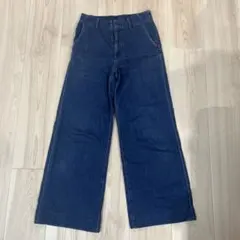 UNIQLO ユニクロ　ワイド　ストレッチ　ストレート　デニム　M