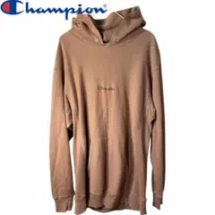 Champion ベージュ フード付きパーカー